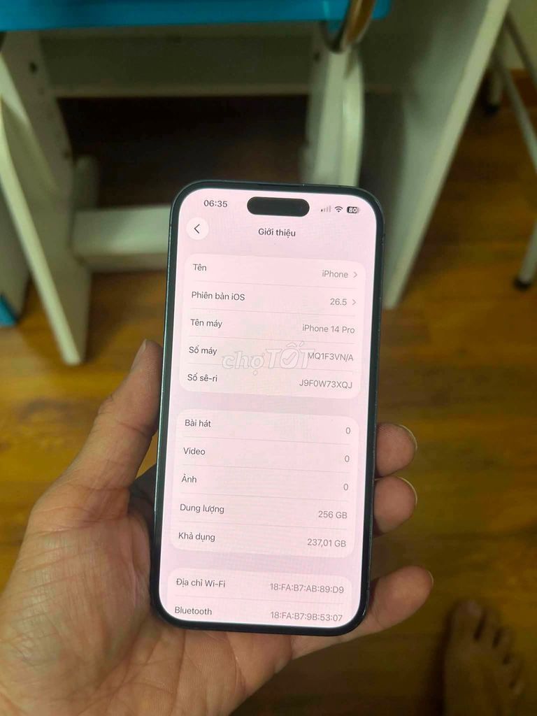 Apple iPhone 14 Pro 256GB Tím Zin full face ID. Mua bán Điện thoại tại Quận Tân Phú Tp Hồ Chí Minh được đăng bởi Hội Đồ Điện Tử hình 1