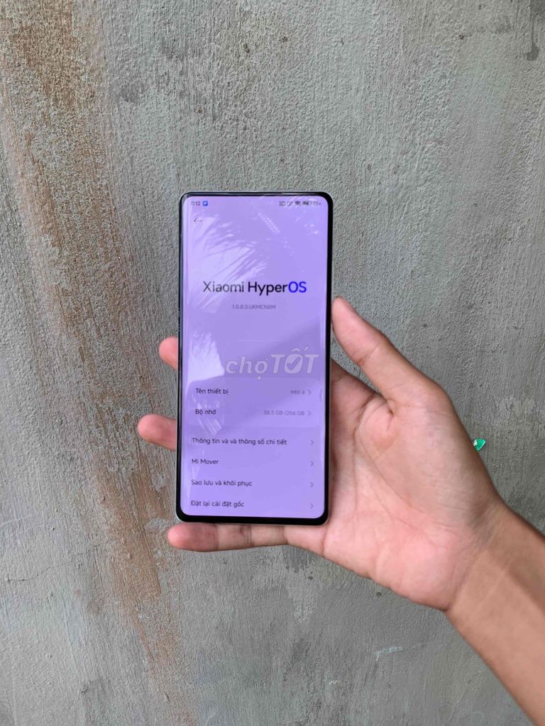 Xiaomi Mi Mix 4 256GB Trắng. Mua bán Điện thoại tại Quận Bình Thuỷ Cần Thơ được đăng bởi KengBu hình 1