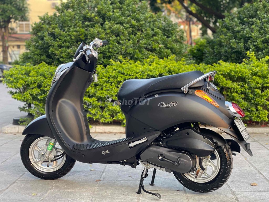 Sym Elite 50cc 2023 đen sần xe đẹp như mới. Mua bán Xe máy tại Quận Cầu Giấy Hà Nội được đăng bởi Anh Khoa hình 4