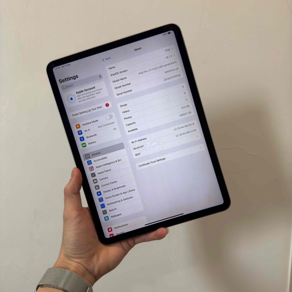 Apple iPad Pro M2 512GB Xám. Mua bán Máy tính bảng tại Quận Thanh Xuân Hà Nội được đăng bởi Lê Đức Thắng hình 1