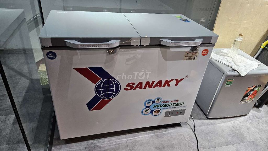 TL tủ đông mát sanaky 220L inverter sử dụng tốt