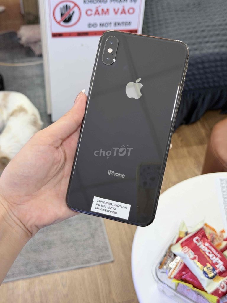 Apple iPhone XS Max 64GB Đen Mỹ Duyệt Nợ Xấu 100%. Mua bán Điện thoại tại Quận 8 Tp Hồ Chí Minh được đăng bởi CA REM BÁN TÁO hình 1