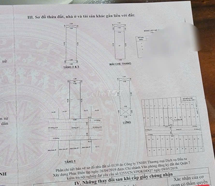 Bán nhà Quận 7: MẶT TIỀN KINH DOANH - NGAY CHỢ TÂN  MỸ- KẾ PHÚ MỸ HƯNG