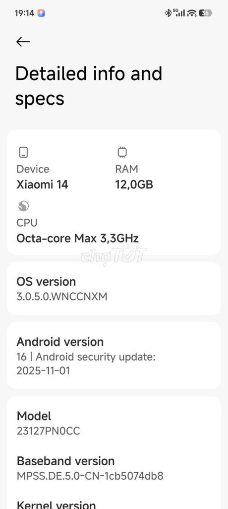 Xiaomi 14 Trắng 12GB. Mua bán Điện thoại tại Quận Hai Bà Trưng Hà Nội được đăng bởi Sói Bé hình 1