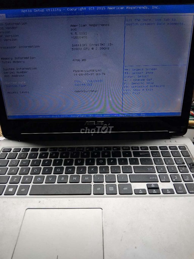 Asus i5-5200U 4GB/320GB HDD/vga 940 2gb. Mua bán Laptop tại Quận Thanh Xuân Hà Nội được đăng bởi Long Main hình 1