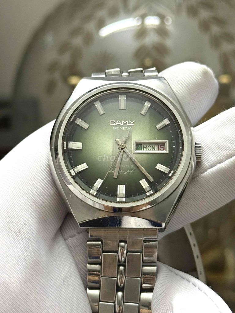 Camy Geneva Super Jet Nam Xanh Lá 38mm. Mua bán Đồng hồ tại Quận Ngô Quyền Hải Phòng được đăng bởi linh hình 1