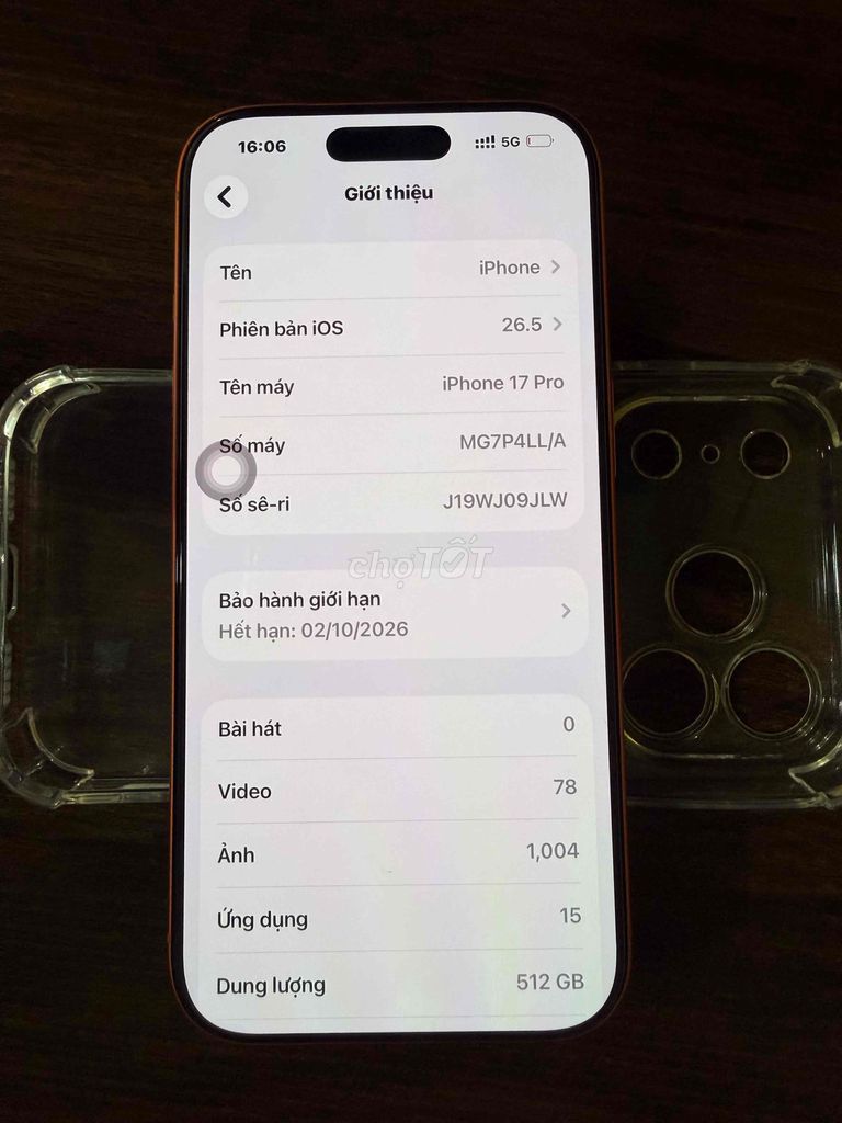 iPhone 17 Pro 512GB Cam Đã qua sử dụng. Mua bán Điện thoại tại Quận 7 Tp Hồ Chí Minh được đăng bởi Mạnh Hùng hình 1