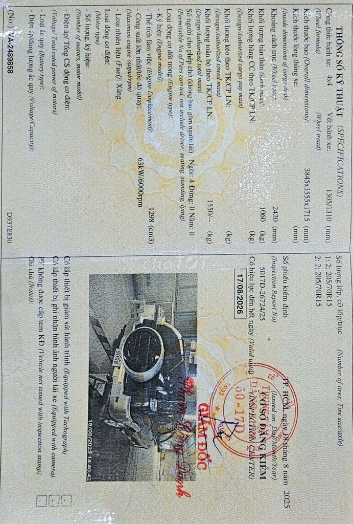 Cần bán Daihatsu Terios đời 2007, 31 vạn Km. Mua bán Ô tô tại Quận 7 Tp Hồ Chí Minh được đăng bởi Võ Lê Nguyên hình 5