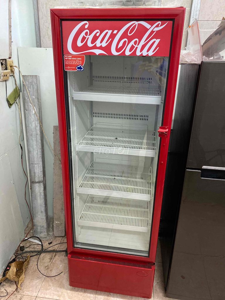 tủ mát cocacola 350L máy móc zin tk điện bao ship