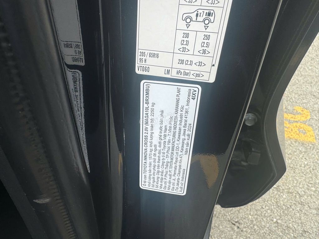 Cần Bán Toyota Innova Cross 2024 AT. Mua bán Ô tô tại Thành phố Thủ Đức Tp Hồ Chí Minh được đăng bởi VÕ NGỌC HOÀNG hình 5