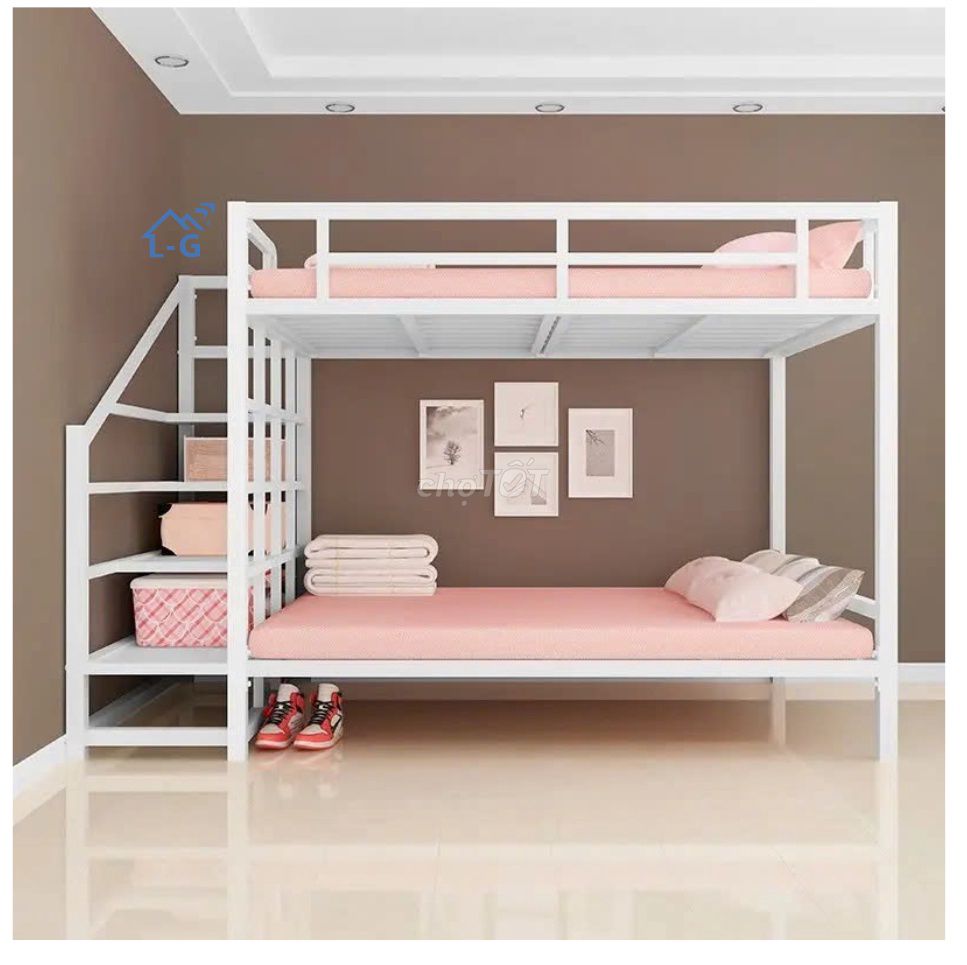 Giường tầng sắt ***GIƯỜNG TẦNG - GIƯỜNG TẦNG HCM. Mua bán Giường, chăn ga gối nệm tại Quận 7 Tp Hồ Chí Minh được đăng bởi GIƯỜNG SẮT SƠN LÂM hình 1