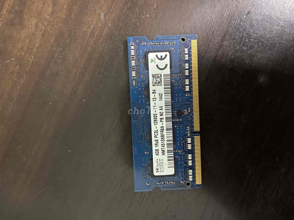 RAM laptop SK Hynix 4GB DDR3. Mua bán Linh kiện (RAM, Card...) tại Huyện Thường Tín Hà Nội được đăng bởi Công Nguyễn Thế hình 1