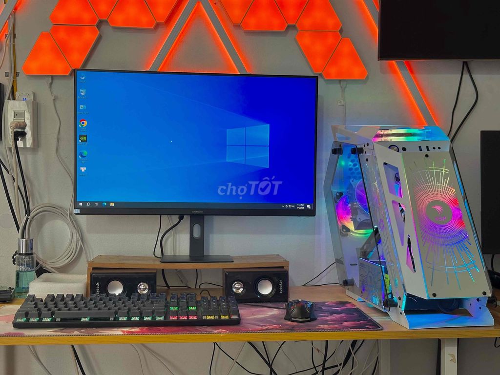 Full bộ PC gaming cấu hình cao màn 27 inch 144Hz. Mua bán Máy tính để bàn tại Huyện Thuỷ Nguyên Hải Phòng được đăng bởi PC Thông Thái hình 1