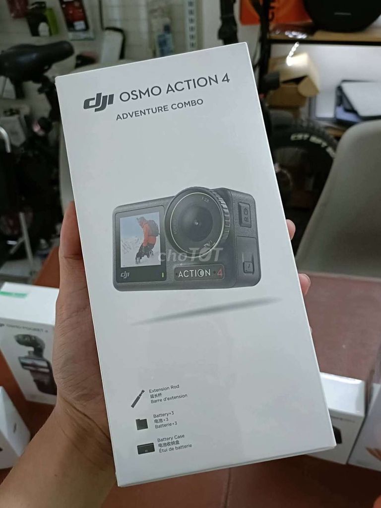 DJI Osmo Action 4 Mới new seal bản combo . Mua bán Máy ảnh, Máy quay tại Quận Thanh Khê Đà Nẵng được đăng bởi TT PHONE hình 1
