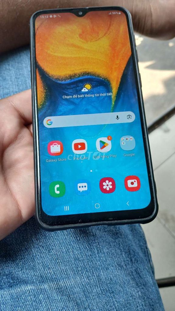Samsung Galaxy A20 Đen nứt kính. Mua bán Điện thoại tại Quận 12 Tp Hồ Chí Minh được đăng bởi anh khang  hình 1