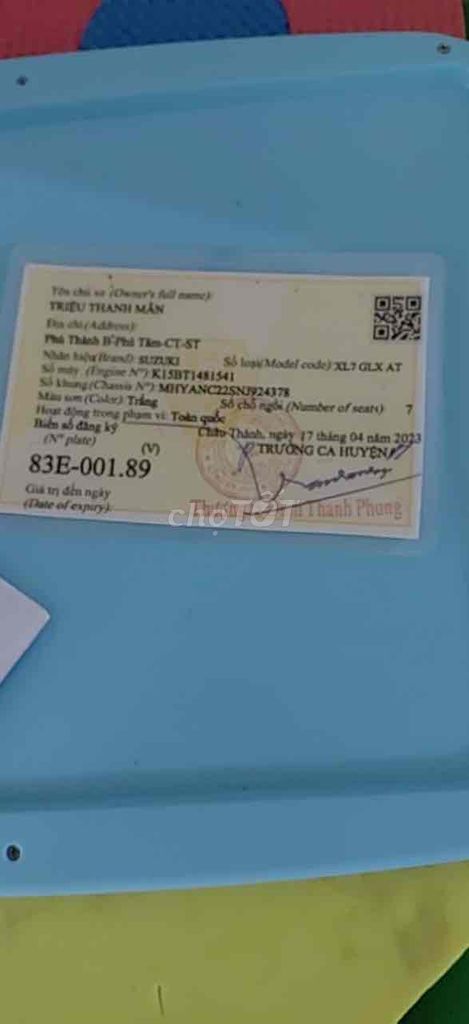Suzuki Ertiga 2022 - 136000 km. Mua bán Ô tô tại Quận 7 Tp Hồ Chí Minh được đăng bởi Mẫn Linh hình 5