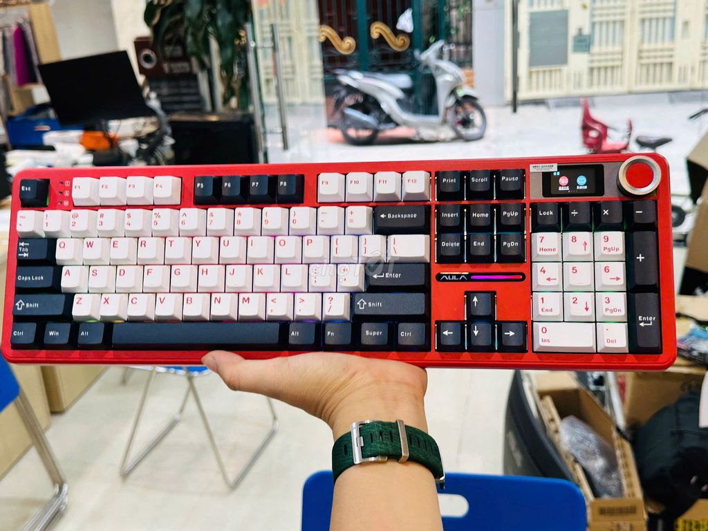 Bàn phím cơ Aula F108 Pro có 3 chế độ tiện lợi. Mua bán Phụ kiện (Màn hình, Chuột...) tại Quận Đống Đa Hà Nội được đăng bởi Thế Hoàng hình 1