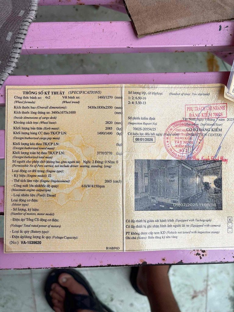 xe nhà chính chủ cần bán Wiem mái kia 1t4 có lạnh. Mua bán Xe tải, xe ben tại Huyện Dương Minh Châu Tây Ninh được đăng bởi chà là hình 8