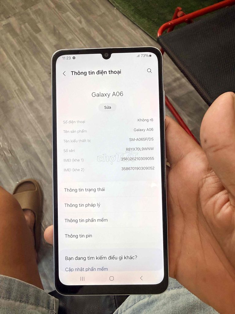 Samsung Galaxy A06 64GB Trắng. Mua bán Điện thoại tại Thành phố Vị Thanh Hậu Giang được đăng bởi Huy Huỳnh Quang hình 1