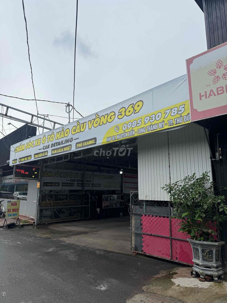 Sang lại Bãi giữ xe và rửa xe