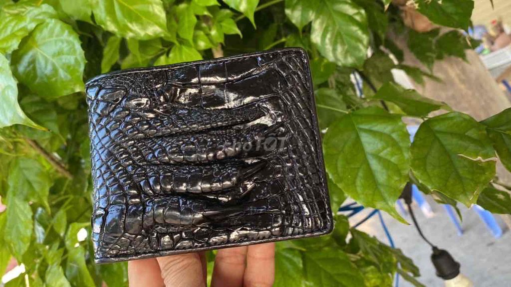 Ví nam da cá sấu đen. Mua bán Túi xách tại Thành phố Cà Mau Cà Mau được đăng bởi Shop Da Thật hình 1