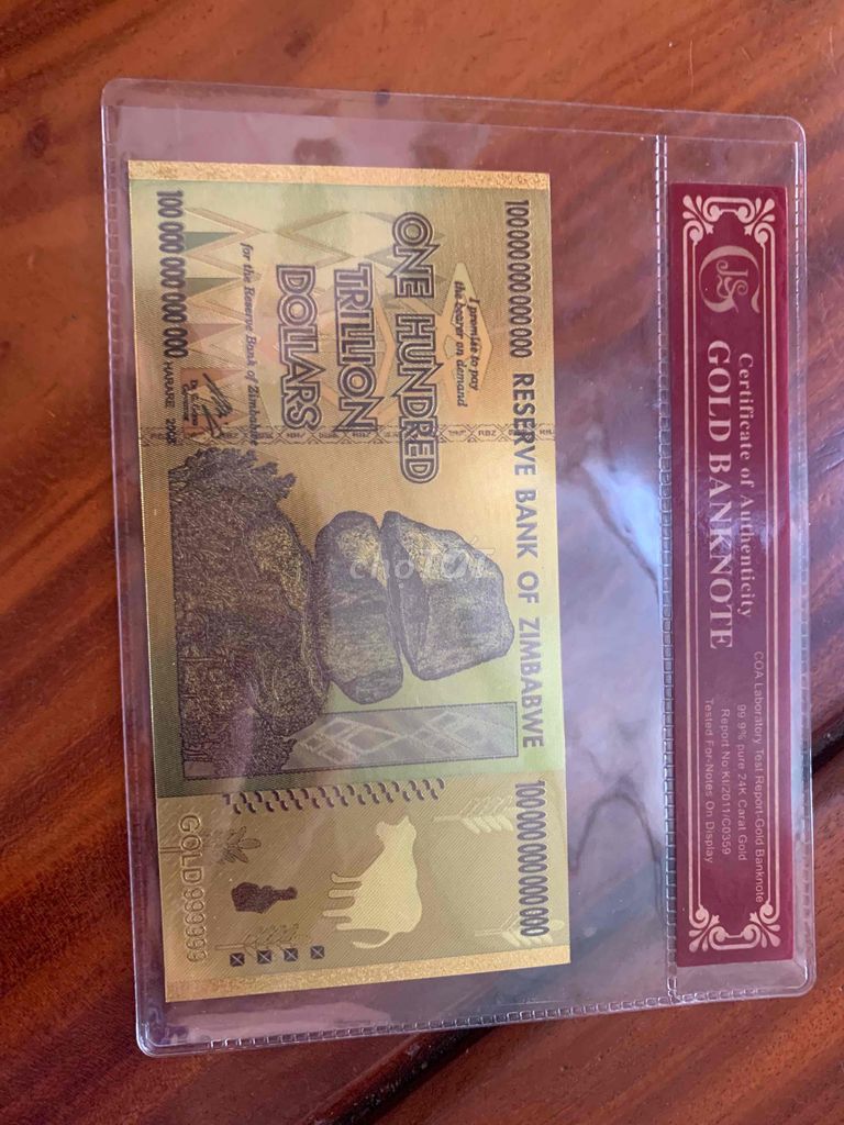 Tiền lưu niệm Zimbabwe Mới. Mua bán Đồ sưu tầm, đồ cổ tại Huyện Thiệu Hóa Thanh Hóa được đăng bởi Anh Tuyên hình 1