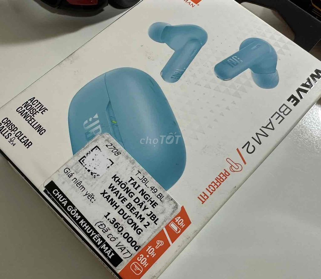 Tai nghe JBL Wave Beam 2. Mua bán Tivi, Âm thanh tại Quận Bình Thạnh Tp Hồ Chí Minh được đăng bởi TRUNG THÀNH hình 1