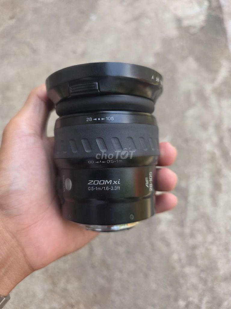 Ống kính Minolta Zoom Xi AF 28-105mm Đen Nhật Bản. Mua bán Máy ảnh, Máy quay tại undefined Đồng Nai được đăng bởi Nguyễn Văn Nam hình 1