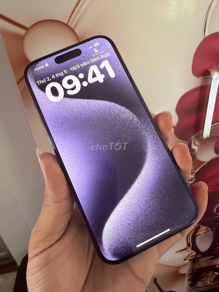 Apple iPhone 15 Pro VNA 128GB Tím than. Mua bán Điện thoại tại Thành phố Bến Tre Bến Tre được đăng bởi Bin Võ hình 1