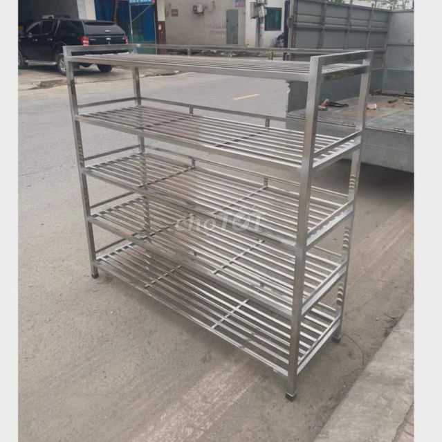 Kệ Inox 201 Bạc 5 tầng 140x55x170cm. Mua bán Tủ, kệ gia đình tại Quận 10 Tp Hồ Chí Minh được đăng bởi Ảnh hình 1