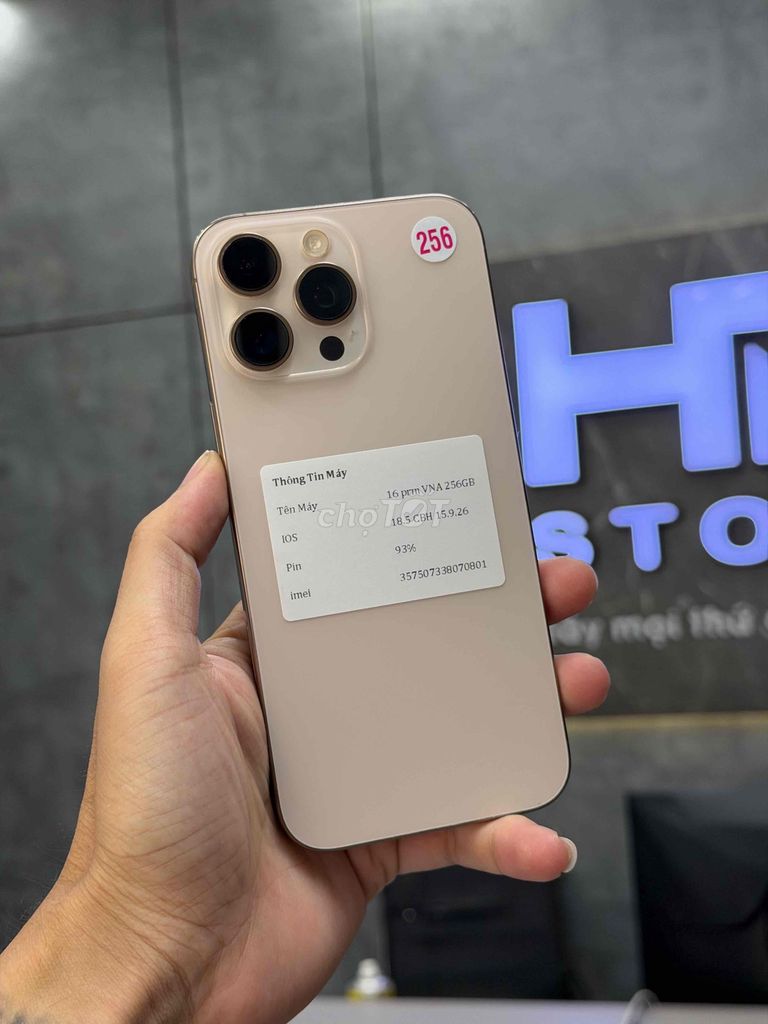 16 Pro Max 256GB Gold VNA , CBH 15/9 , pin 93. Mua bán Điện thoại tại Thành phố Nam Định Nam Định được đăng bởi nguyễn việt hoàng hình 1