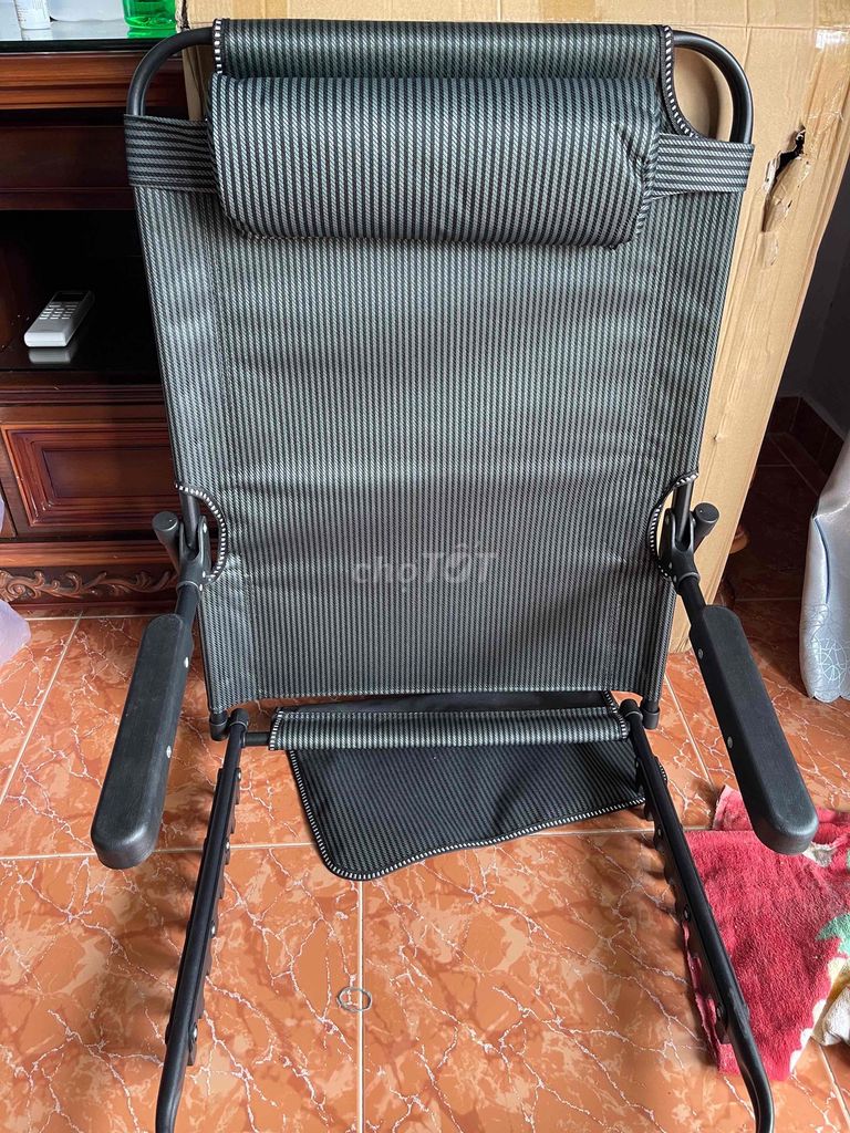 Ghế dựa lưng Vải, Kim loại Đen Mới. Mua bán Bàn ghế tại Quận Tân Phú Tp Hồ Chí Minh được đăng bởi tung nguyen hình 1