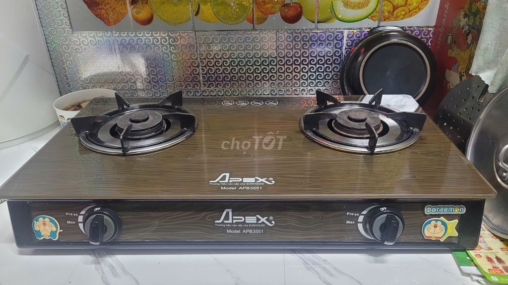 Bếp ga Apex APB3551 Nâu. Mua bán Bếp, lò, đồ điện nhà bếp tại Quận 11 Tp Hồ Chí Minh được đăng bởi Trương hoan lệ  hình 1