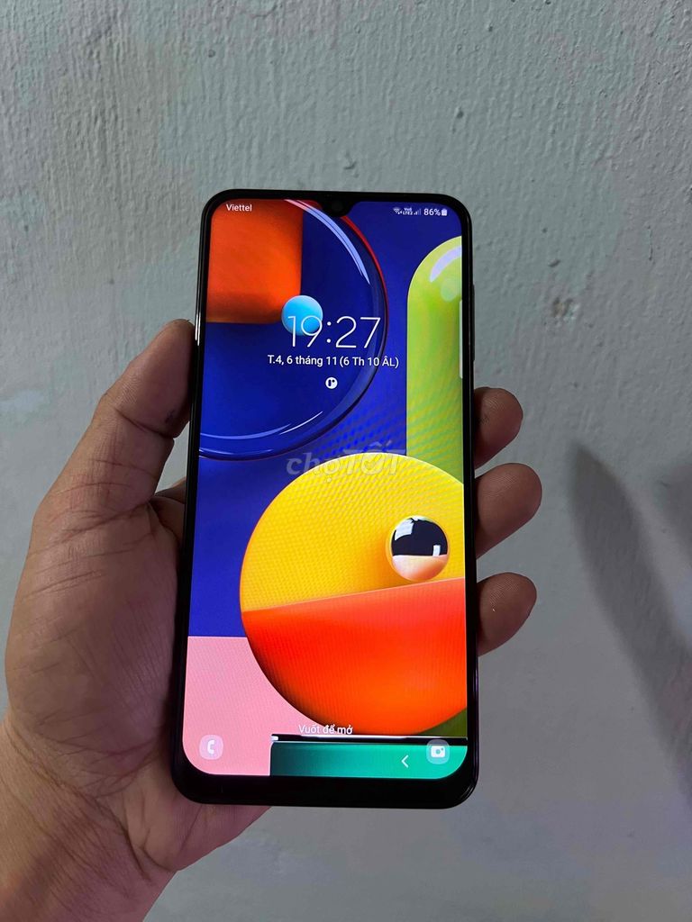 bán samsung a50s ram 4/64gb mày trắng chạy mượt