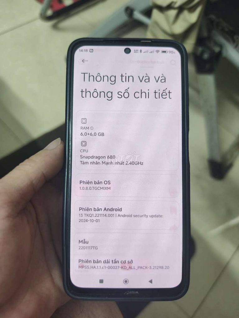 Xiaomi Redmi Note 11 8GB/128GB Đen. Mua bán Điện thoại tại Huyện Gia Lâm Hà Nội được đăng bởi Trần Xuân Hải hình 1