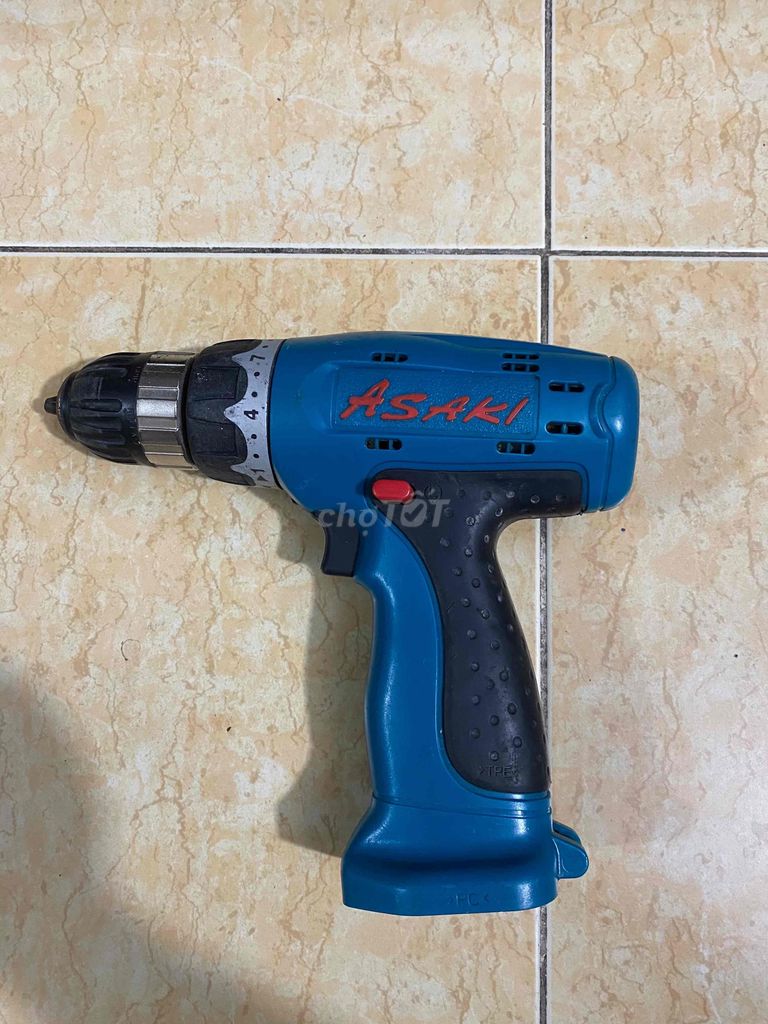 Máy khoan Asaki 12V , chân pin Hitachi 7.2V