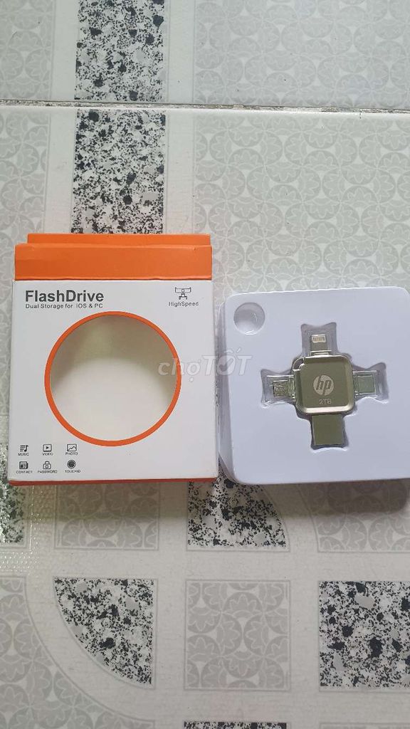 USB HP 2TB dùng cho Iphone. Mua bán Phụ kiện (Màn hình, Chuột...) tại Quận 12 Tp Hồ Chí Minh được đăng bởi Nguyễn Huy Hải hình 1