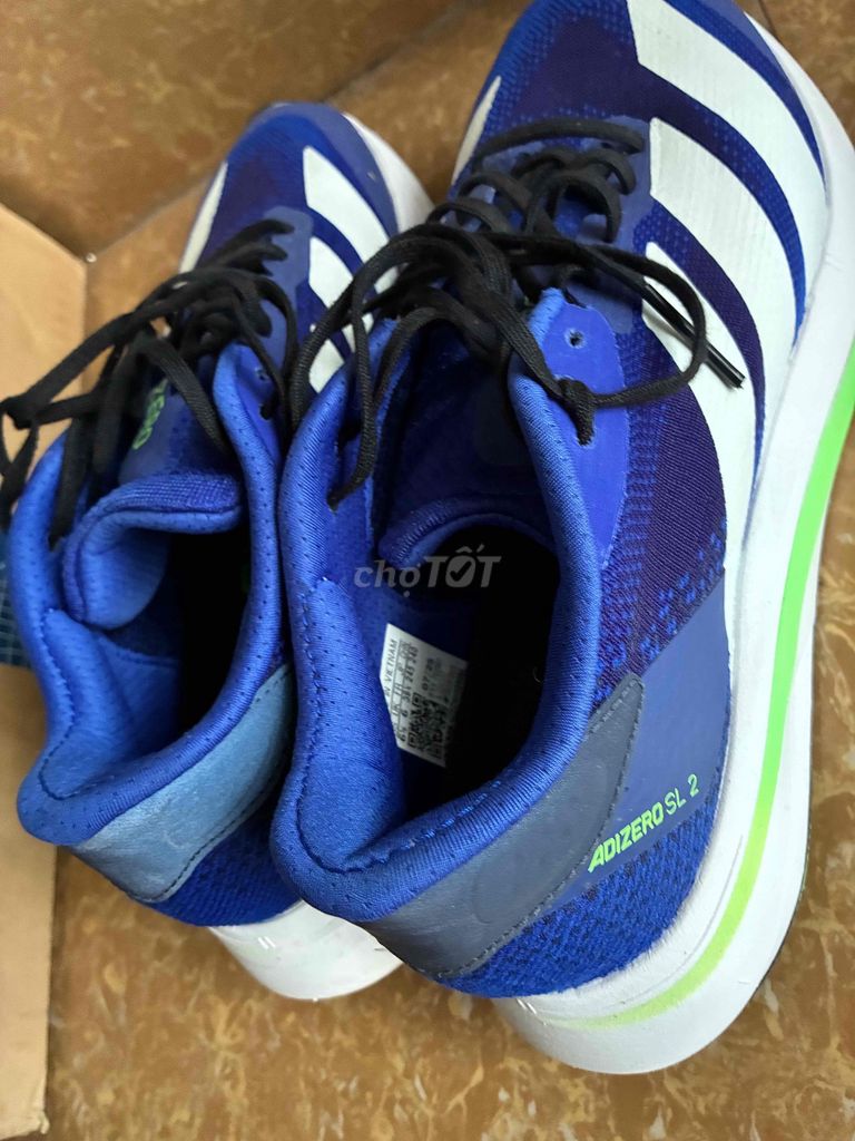 Giày chạy bộ Adidas Adizero SL2 Xanh dương 39.5. Mua bán Giày dép tại Huyện Đan Phượng Hà Nội được đăng bởi Nguyen Chung hình 1