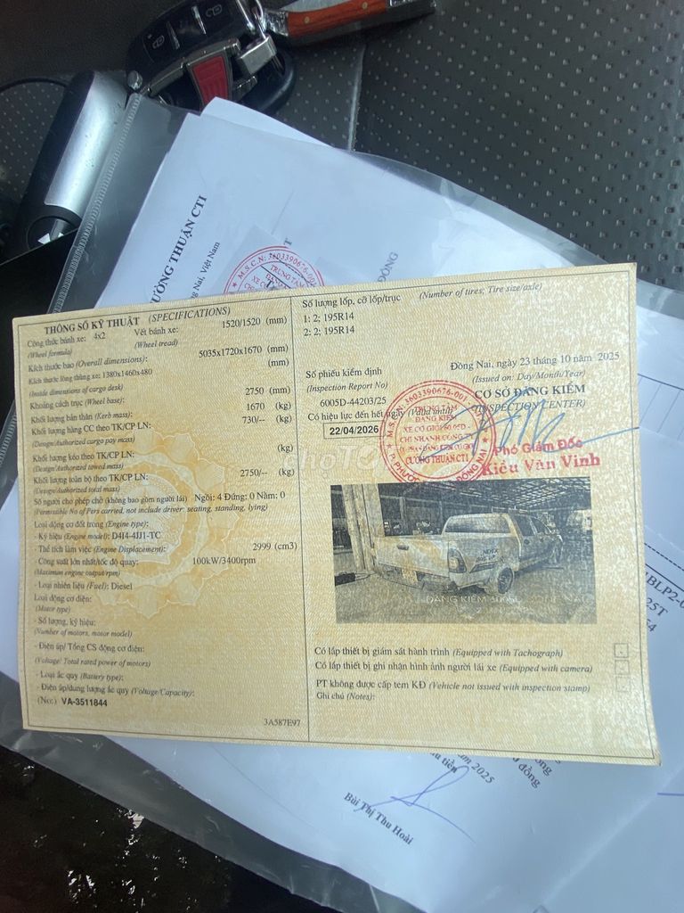 Isuzu Dmax 2007 LS 3.0 4x2 MT - 500000 km. Mua bán Ô tô tại Thành phố Biên Hòa Đồng Nai được đăng bởi Công ty TNHH Tam Phong hình 6