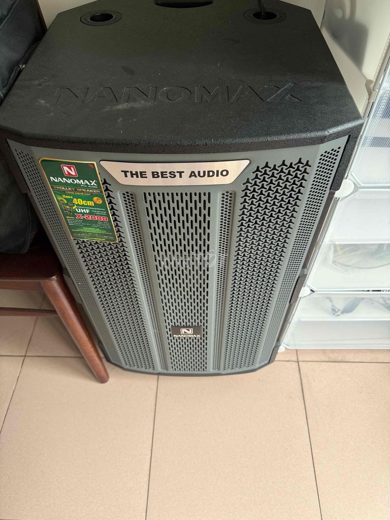 Loa karaoke Nanomax X-2000 Xám 1100W còn bảo hành. Mua bán Tivi, Âm thanh tại Thành phố Biên Hòa Đồng Nai được đăng bởi Tinh Trieu hình 1