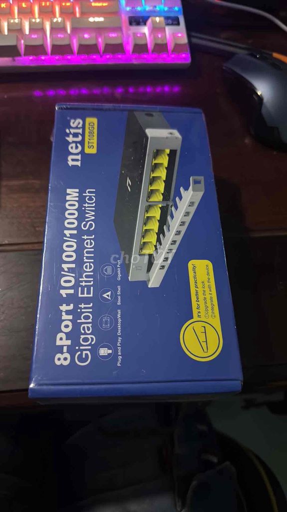 Switch mạng Netis ST108GD 8 cổng 10/100/1000M. Mua bán Phụ kiện (Màn hình, Chuột...) tại Thành phố Sóc Trăng Sóc Trăng được đăng bởi Bảo Ngọc hình 1