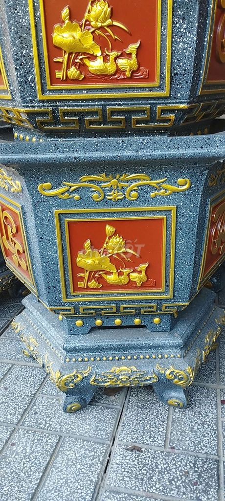 Chậu cây cảnh lục giác 60cm. Mua bán Cây cảnh, đồ trang trí tại Huyện Cao Lãnh Đồng Tháp được đăng bởi Tân hình 1