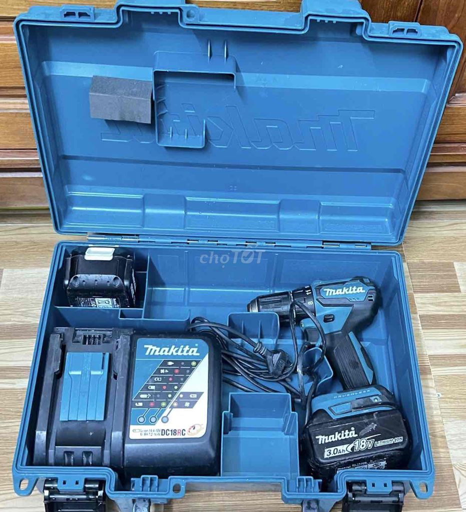 Máy khoan pin Makita DDF483 18V Xanh Đen. Mua bán Đồ chuyên dụng, Giống nuôi trồng tại Quận Hải Châu Đà Nẵng được đăng bởi Hải Dương hình 1