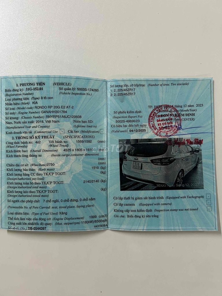 Rondo 2018 2.0 GAT - lướt ODO 49k cực mới. Mua bán Ô tô tại Quận Tân Phú Tp Hồ Chí Minh được đăng bởi Tuan Tân Phú hình 14