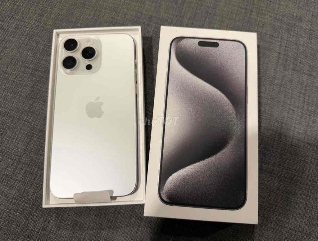 iPhone 15 Pro Max 256G Trắng FULLBOX BH APPLE 2025. Mua bán Điện thoại tại Quận Hà Đông Hà Nội được đăng bởi iStock Hà Nội Zin Đẹp Chất hình 1