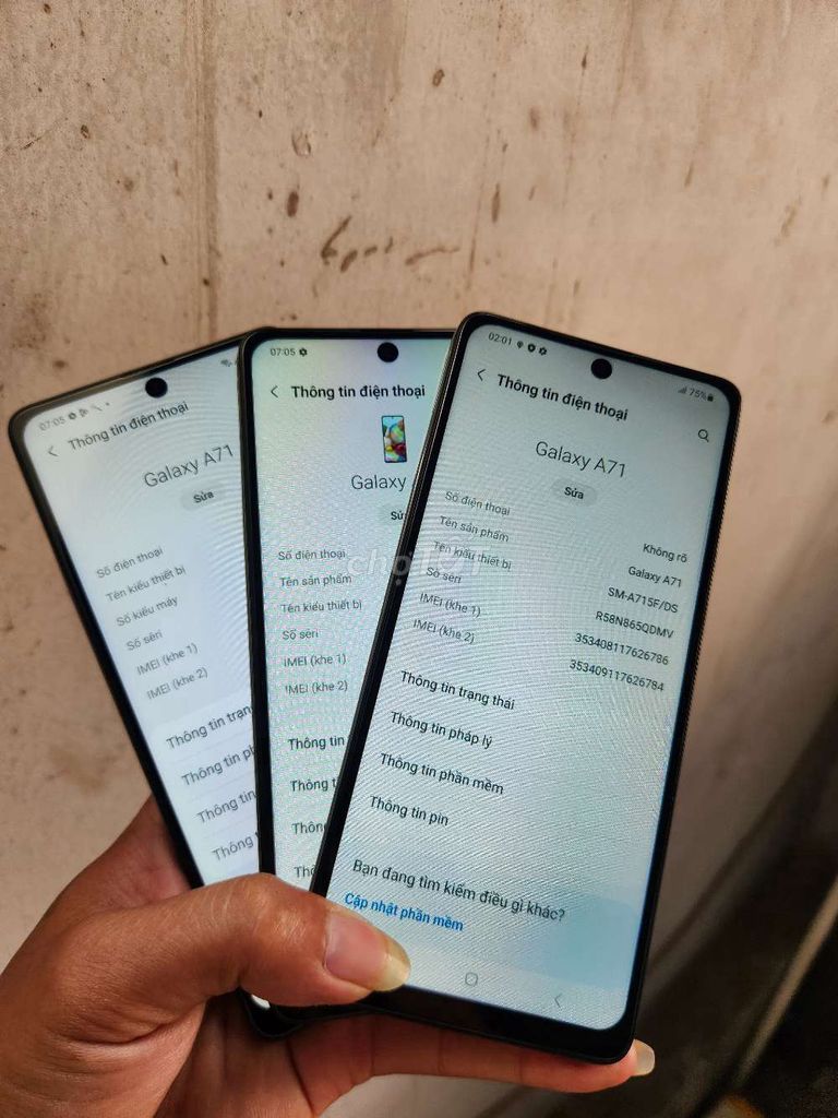 Samsung Galaxy A71 8GB/128GB Trắng. Mua bán Điện thoại tại Thành phố Thủ Đức Tp Hồ Chí Minh được đăng bởi Điện thoai giá rẻ hình 1