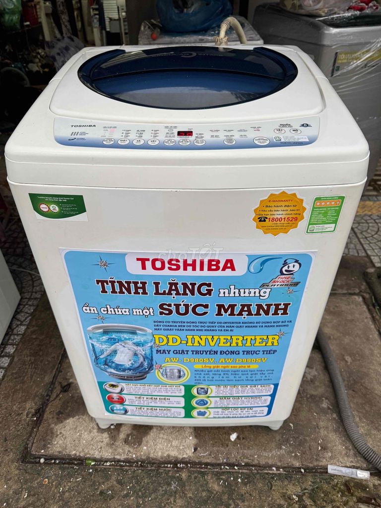 thanh lý máy giặt Toshiba 10KG còn mới tin,