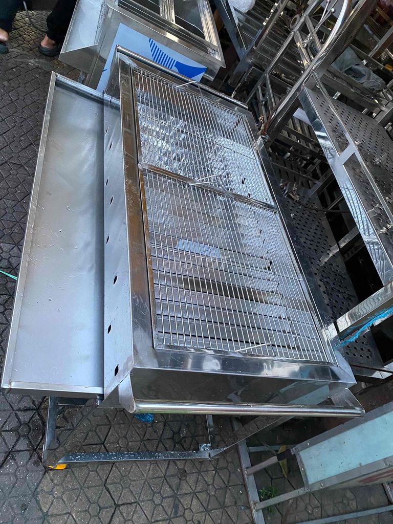 Lò nướng lớn 70.120 inox dày đẹp