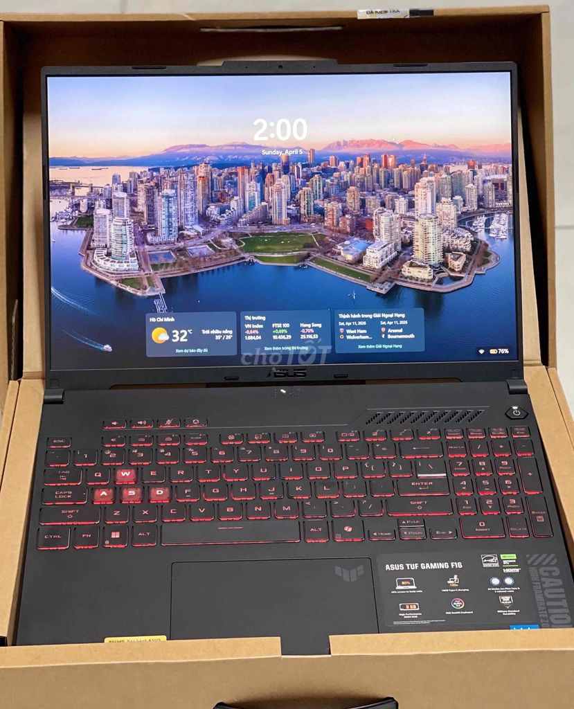 Laptop gaming Asus Tuf F16 likenew.. Mua bán Laptop tại Quận Tân Bình Tp Hồ Chí Minh được đăng bởi Trần Trung Hiếu hình 1