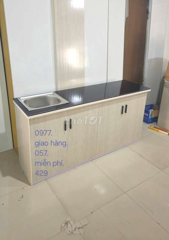 Tủ bếp nhựa 1m65cm.mini098f